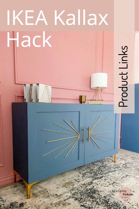 Ikea 9 Cube Storage Hack, Ikea Kallax Doors Diy Living Room, Kallax 4 Cube With Doors, Doors On Kallax Shelf Diy, Ikea Kallax Hack With Doors, Ikea Kallax Overlay, Pink Kallax Ikea, Doors For Ikea Cubes, Ikea Mcm Hacks