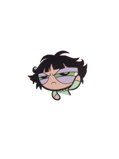 Power Puff Buttercup, Buttercup Pfp, Powerpuff Buttercup Aesthetic, Powerpuff Girls Buttercup, Buttercup Powerpuff Girls Aesthetic, Buttercup Wallpaper, Powerpuff Tattoo, Buttercup Powerpuff Tattoo, Bubbles Powerpuff Tattoo Ideas