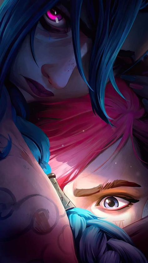 Jinx And Vi, Arcane Wallpaper, League Of Legends Poster, League Legends, Arcane Season 2, Arcane Art, Film Marvel, Arcane Jinx, League Of Legends Arcane