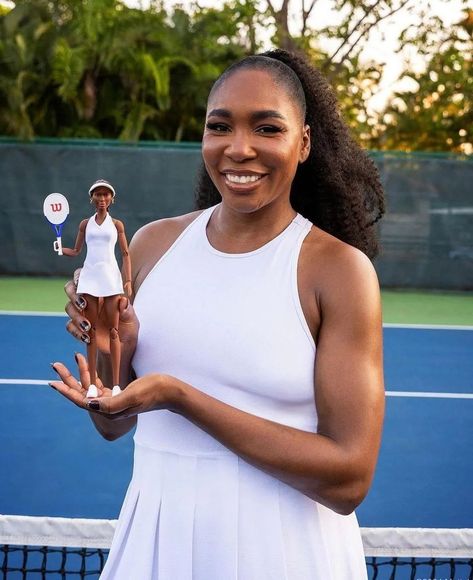 Venus Williams, now has her very own Barbie doll! 🎾✨ Venus is a tennis legend and a trailblazer in women's sports, demonstrating unparalleled dedication, resilience, and excellence both on and off the court. From winning multiple Grand Slam titles to advocating for equal pay in tennis, Venus has continually broken barriers and set new standards. Her doll is a tribute to her remarkable achievements and her role in empowering young girls to pursue their dreams fearlessly. We are immensely pr... Equal Pay, Tennis Legends, Venus Williams, Sport Tennis, Women's Sports, Grand Slam, Barbie Doll, Sports Women, Barbie Dolls