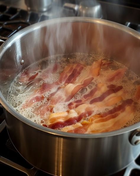 Bacon Cheeseburger Casserole, Bacon In The Oven, Bacon Lover, Cooking Bacon, Breakfast Routine, Grandmas Recipes, Bacon Recipes, Cooking Instructions, Crispy Bacon