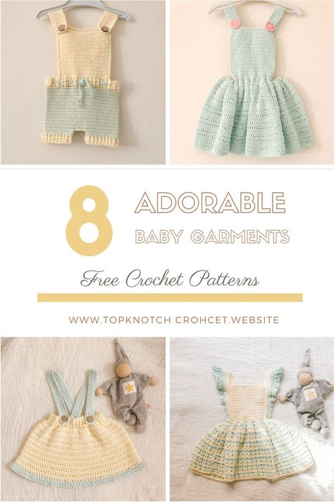 Newborn Dress Crochet Pattern Free, Summer Baby Crochet Patterns, Crochet Baby Outfits Free Pattern, Baby Clothes Crochet Patterns Free, Crochet Baby Clothes Free Patterns, Yarn Knots, Free Baby Crochet Patterns, Crochet Baby Girls, Crochet Caplet