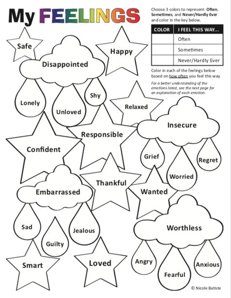 Free – Hub For Helpers Color Emotions Feelings, Color By Coping Skills Free, Cbt Activities For Middle School, Cbt Play Therapy Activities, Emotional Identification Activities, Sel Worksheets For Middle School, Regulating Emotions Activities, Coping Skills For Middle School, Understanding Emotions Activities