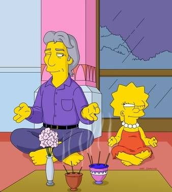 Richard Gere on The Simpsons Infj Aquarius, Infj Characters, Die Simpsons, Cd Jewel Case, Arte Yoga, Tv Funny, Marge Simpson, Matt Groening, The Simpson