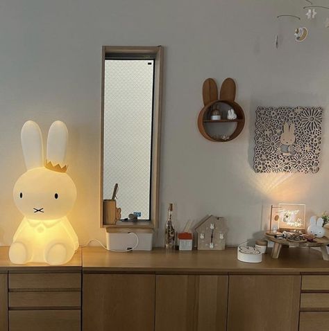 Miffy Bedroom, Miffy Room, Miffy Collection, Miffy Lamp, House Essentials, Furniture Placement, Loft House, Cute Room Ideas, Dreamy Room