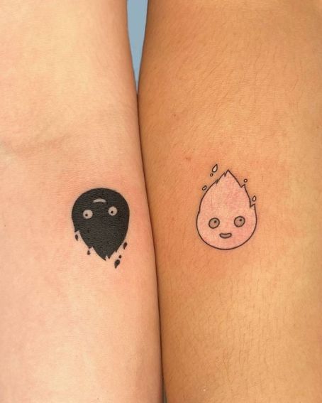 Best Friend Tattoo Ideas, Friend Tattoo Ideas, Couple Tattoos Ideas, Tattoo Ideas For Couples, Cute Best Friend Tattoos, Best Friend Tattoo, Minimal Tattoo Designs, Minimal Tattoo Ideas, Cupid Tattoo