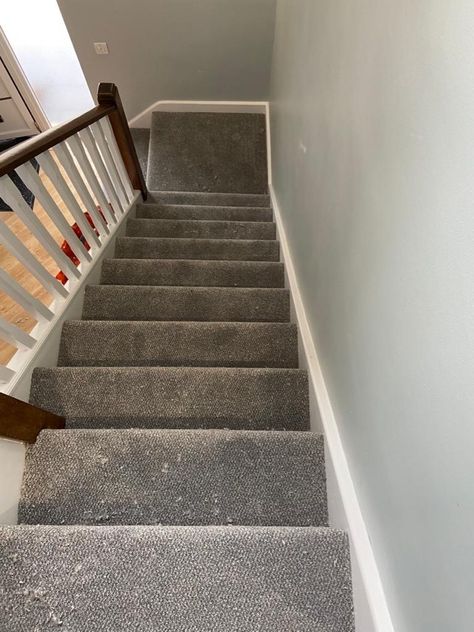 A neutral grey tweed carpet, perfect for adding a bit of pattern without going too bold.   (Pictured: Stainfree tweed Carpet colour Mercury) Tweed Carpet, Grey Tweed, Carpet Colors, Stairs, Carpet, Grey, Pattern, Home Decor, Home Décor