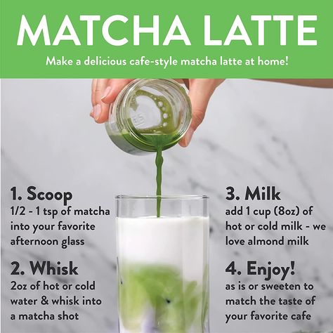 Green Tea Latte Recipe, Organic Matcha Green Tea Powder, Matcha Tea Latte, Food For Glowing Skin, Healthy Juicer Recipes, Matcha Latte Recipe, Iced Drinks Recipes, Matcha Green Tea Latte, Matcha Smoothie