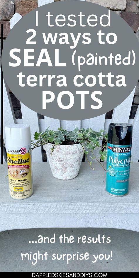 How To Paint Terra Cotta Pots Outdoor, Vinyl On Terra Cotta Pots, How To Paint Terracotta Pots, How To Paint Terracotta Pots Diy, How To Paint Clay Pots For Outside, Painting Clay Pots Terra Cotta, How To Seal Terra Cotta Pots, How To Paint Terra Cotta Pots, Pot Dot Painting