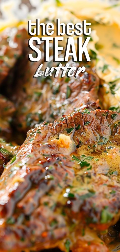 Homemade Steak Butter [10 Minutes] – Chasety Seasoned Butter For Steak, Butter For Steak Recipes, Steak Butter Recipe Easy, Steak Condiments, Steak Butter Sauce, Steak On George Foreman Grill, Butter For Steaks, Herb Butter Steak, Cowboy Butter Steak