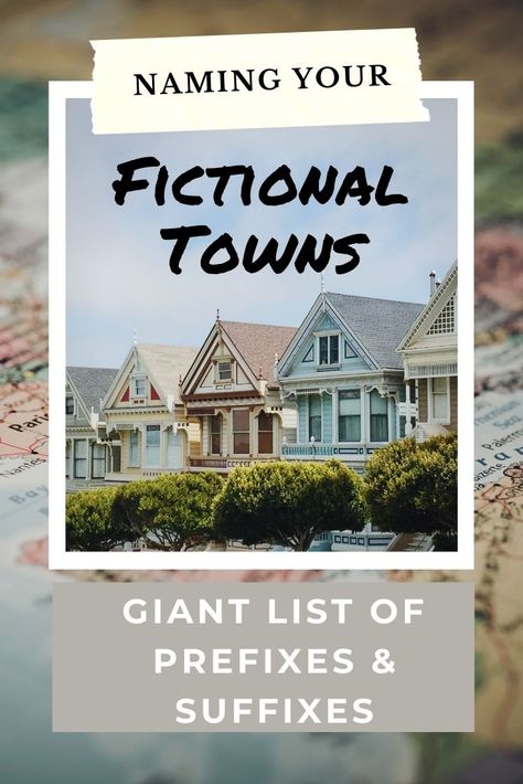 Ideas for finding the perfect name for your fictional towns! #writing #worldbuilding Fictional Town Map, Fictional Small Town Names, Street Names For Writing, Names For Fictional Towns, Cute Town Names, City Names For Stories, Small Town Names Ideas, Small Town Names For Stories, Fictional Town Name Ideas