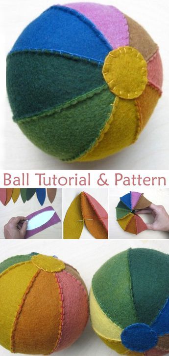 How To Make A Felt Ball, How To Make Felt Balls From Felt Sheet, Felt Ball Pattern, Felt Ball Diy, Waldorf Sewing Projects, Easy Toys To Sew, Easy Felt Sewing Projects For Kids, How To Sew A Ball, Waldorf Felt Crafts