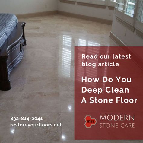 Read our latest blog article "How Do You Deep Clean A Stone Floor" - https://www.restoreyourfloors.net/stone/how-do-you-deep-clean-a-stone-floor/ #stonefloorrestoration #marblecleaning #granite #countertopcleaning #fallfloorspecials #marblefloorretoration #granitcountertopcleaning #stonecleaning #houstontxmarblecleaning #houstonstonefloorrestoration #stonefloorrepairs #granitefloorcleaing #slatecleaning Toilet Bowl Cleaners, Floor Restoration, Stone Floors, Shower Installation, Rust Removers, Stone Floor, Natural Stone Flooring, How Do You Clean, Granite Flooring