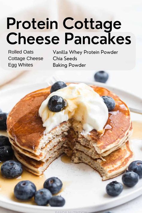 Cottage Cheese Pancakes Low Carb, Whey Protein Pancakes, Cheese Pancakes Recipe, Cottage Cheese Protein Pancakes, Protein Pancakes Low Carb, Gluten Free Protein Powder, Cottage Cheese Pancakes Recipe, Fresh Pumpkin Recipes, Cottage Cheese Muffins