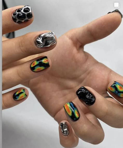 Nail Designs For Guys, Nail Designs For Men, Male Nail Designs, Boy Nails, Men Nails, Men Nail, Sheer Nails, Mens Nails, Grunge Nails