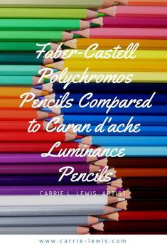 Faber-Castell Polychromos Pencils Compared to Caran d'ache Luminance Pencils Caran D'ache Luminance Colored Pencils, Luminance Colored Pencils, Faber Castell Colored Pencils, Colored Pencil Lessons, Faber Castell Art, Pencil Inspiration, Blending Colored Pencils, Pencil Techniques, Faber Castell Polychromos