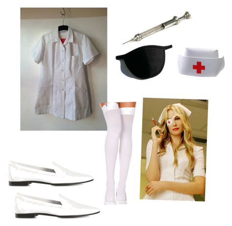 "Elle Driver Aka California Mountain Snake Kill Bill" by seetherfan17 on Polyvore Kill Bill Nurse Costume, Elle Driver Costume, Kill Bill Costume, Elle Driver, California Mountain, Medical Fashion, Halloween Tutorial, Holloween Costume, Nurse Costume