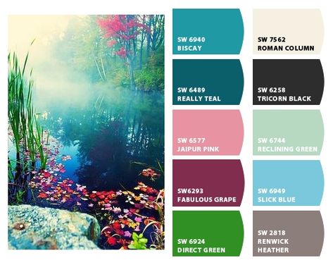 Teal Green Pink Color Schemes, Color Palette For Family Photos, Colour Wheel Combinations, Pallet Color, Glass Art Techniques, Colour Pallets, Teal Paint, Colour Wheel, Roman Columns