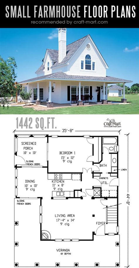 Designing and building a Traditional Small farmhouse can be a lot of fun! Look at the best small farmhouse plans that can fit almost any tight budget. Learn how you can design the best modern farmhouse and decorate it as a pro! #tinyhouse #farmhouse #rustic #diy Small Farmhouse Floor Plans, Building Farmhouse, Small Modern Farmhouse Plans, Small Farmhouse Plans, Country Farmhouse Plans, Modern People, Farmhouse Floor Plans, Small Farmhouse, Modern Farmhouse Design