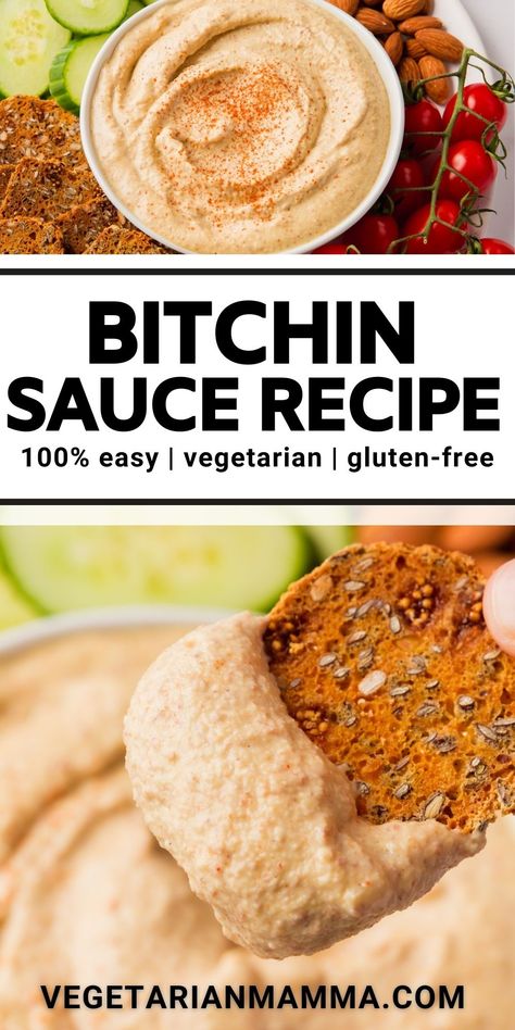 Bitchin Sauce, Healthy Sauces, Wfpb Recipes, Vegan Sauces, Vegan Appetizers, Homemade Sauce, Vegan Condiments, Vegan Cooking, Grocery List