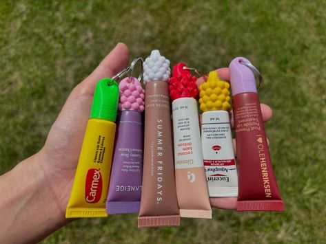 Our lipbalm keychains are available link in bio! Buy 2 Get 1 free live now for just this week! Lipbalm Keychain, Jack Black Lip Balm, Carmex Lip Balm, Mac Lipglass, Lip Salve, Ole Henriksen, Diy Lip Balm, Diy Lips, Balm Dotcom