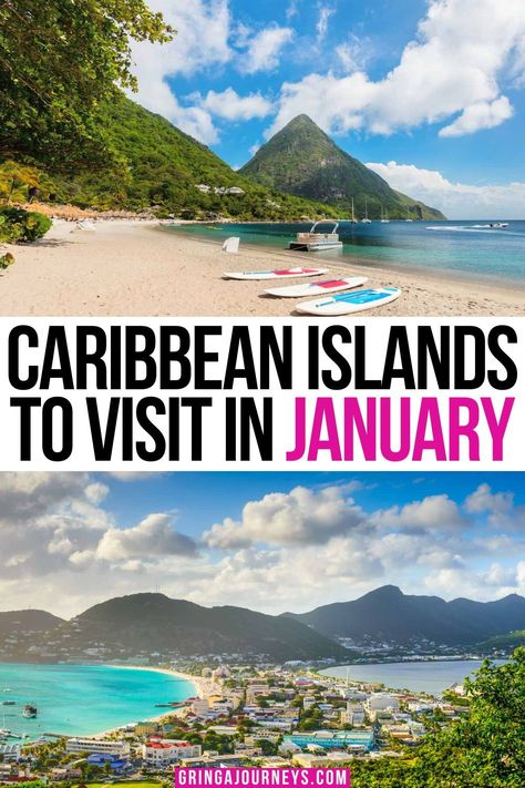 Discover the ultimate warmth in January with our guide to the Best Caribbean Islands in 2024, featuring top picks like Aruba, Curaçao, and Bonaire. Join us on a virtual tour of these captivating destinations, each offering beautiful white sand beaches, exciting water activities, and tropical weather, promising a January escape filled with warmth, relaxation, and unforgettable memories. Best Caribbean Islands, Caribbean Christmas, Dream Holidays, Winter Vacations, Travel Caribbean, Islands To Visit, Cruise Packing, Couples Travel, Caribbean Culture