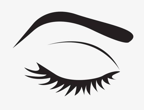 Cartoon Eyebrows, 3d Eyelash Extensions, Eyes Clipart, Eyelash Kit, Simple Eye, 얼굴 그리기, Face Chart, Silhouette Stencil, Art Painting Gallery