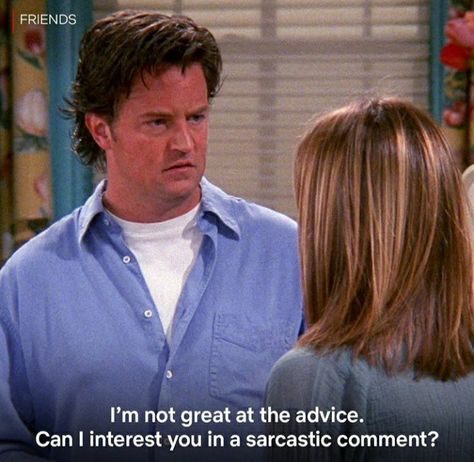 Friends Series Quotes Funny, Friends Quotes Show, Friends Series Quotes, Chandler Quotes, Chandler Bing Quotes, Sitcoms Quotes, Matthew Perry Friends, Introvert Jokes, Friends Collage