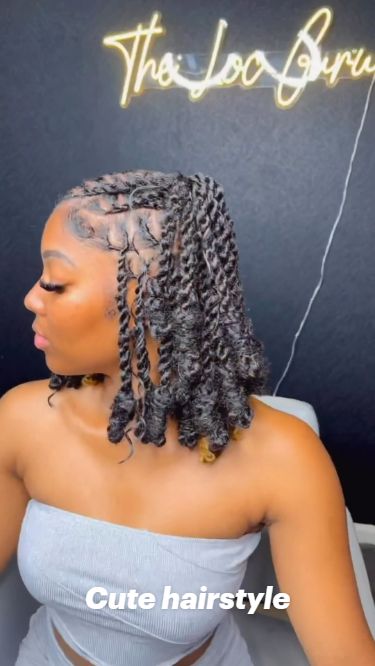 Invisible Locs, Kinky Twists Hairstyles, Ily Bestie, Short Box Braids Hairstyles, Big Box Braids Hairstyles, Short Locs Hairstyles, Feed In Braids Hairstyles, Faux Locs Hairstyles, Box Braids Hairstyles For Black Women