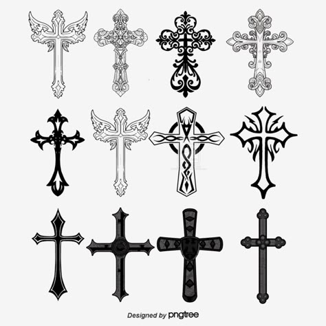 Different Crosses Design, Cross Y2k Tattoo, Grunge Cross Drawing, Chrome Cross Drawing, Cross Drawing Aesthetic, Goth Cross Drawing, Cross Y2k Drawing, Gothic Cross Design, Cybersigil Cross