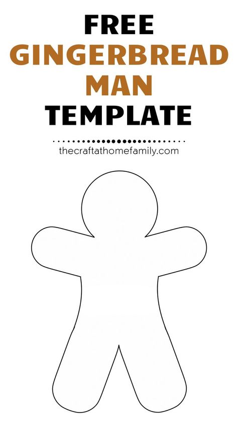 Download our free gingerbread templates and check out these fun ideas on how to decorate a paper gingerbread man or woman! If you need an open-ended activity to keep the little ones busy while you prepare for the holidays, this fun Christmas craft is perfect for school and for home, and is suitable for children from toddlers to preschool to kindergarten to school age. Print out the template and let your kids decorate their own paper gingerbread boy and girl. Such a fun Christmas project to make! Gingerbread Man Ornament Template, Popsicle Stick Gingerbread Man, Legend Of The Gingerbread Man Printable, Gingerbread Man Paper Craft, Blank Gingerbread Man Template, Stuffed Gingerbread Man Craft, Gingerbread Men Crafts Preschool, Ginger Bread Man Template, Large Gingerbread Man Template