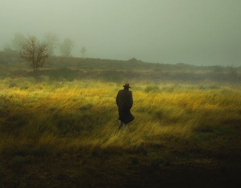 Misty Night, Rural Photography, The Flowers Of Evil, Desert Places, Snow Mountains, Dark Men, Photography Series, Figure Photography, Southern Europe