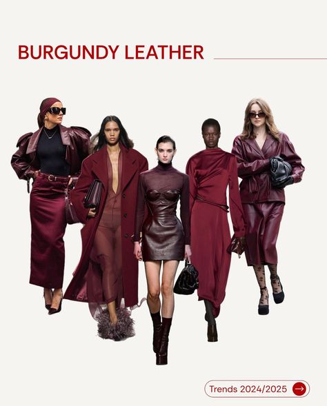 9 trends for 2024-2025 2024 Runway Trends, Aw 2024-2025, Fw24 Trends, Winter Trends 2024, Trend Moodboard, 2024 Runway, Leather Trend, Fall Closet, Autumn Trends