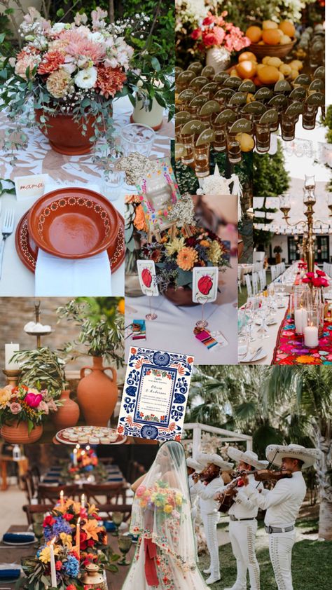 A wedding filled with lots of culture Mariachi At Wedding, Mexican 50th Wedding Anniversary, Jalisco Wedding Haciendas, Colorful Mexican Wedding Decor, Peruvian Wedding Traditions, Mexican Classy Wedding, Mexican Ranch Wedding Ideas, Honduran Weddings, Amor Eterno Wedding