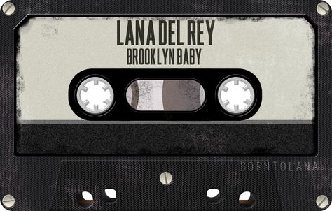 Lana Del Rey #LDR #Brooklyn_Baby Lana Del Rey Lyrics, Baby Poster, Dark Paradise, Brooklyn Baby, Lana Del Ray, Room Posters, Cassette Tapes, Lana Del Rey, Poster Wall