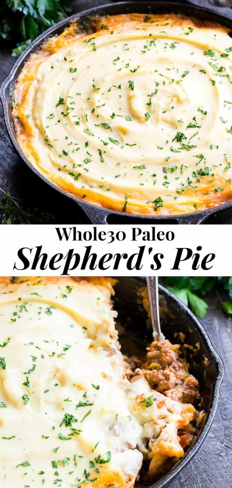 Paleo Birthday Dinner, Healthy Meals With Mashed Potatoes, Shepherds Pie Recipe Dairy Free, Ground Beef Recipes For Dinner Whole 30, Paleo Dinner Beef, Paleo Recipes Ground Turkey, Paleo Recipes With Ground Beef, Gf Df Ground Beef Recipes, Paleo Mashed Potatoes