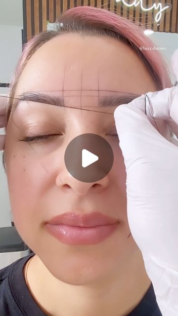 How To Mark Out Your Eyebrows, Mapping Eyebrows Shape, Microblading Eyebrows Mapping, Brows For Redheads, How To Measure Brows Perfect Eyebrows, Eyebrow Mapping Guide, Threading Eyebrows Shape, Eye Brow Tattoo Design, How To Map Brows