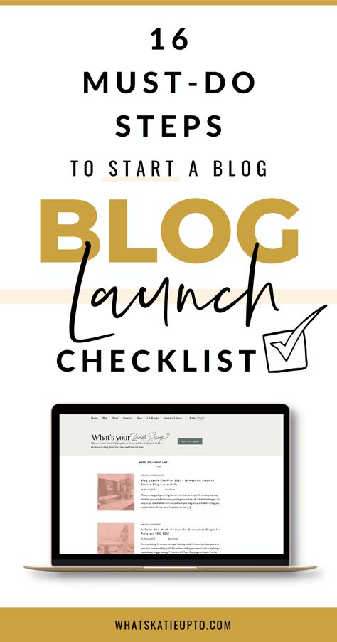 Launch Checklist, Blog Checklist, Wordpress Tips, Create A Blog, Blogging Ideas, Blog Planning, Freelance Writing Jobs, Beginner Blogger, Blogging Resources