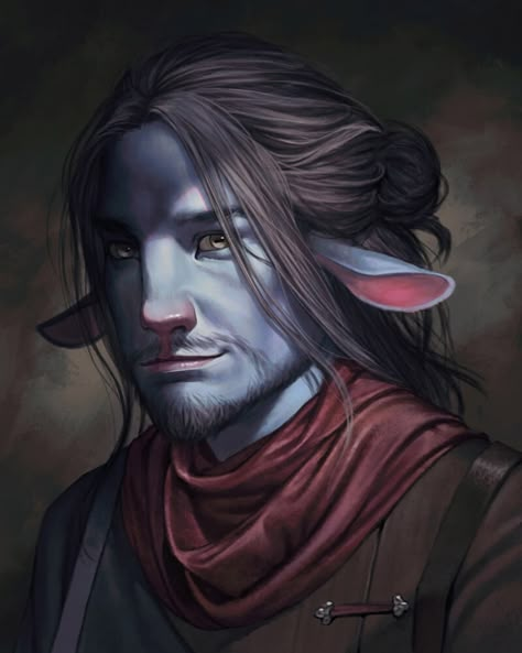 Firbolg Fighter, Dnd Races, Fantasy Portraits, Fantasy Races, Dungeons And Dragons Characters, Dnd Art, D&d Dungeons And Dragons, Dungeons And Dragons Homebrew, Fantasy Fairy