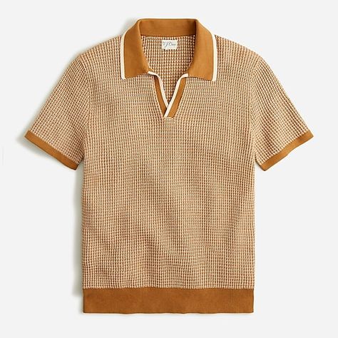 Mens Smart Casual Outfits, Polo Shirt Outfits, Polo Outfit, Sweater Polo, Johnny Collar, Smart Casual Men, Guys Clothing Styles, Mens Casual Dress Outfits, Cotton Shirts For Men