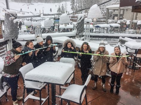 Colorado Bachelorette, Ski Bachelorette Party, Harry Potter Bachelorette Party, Bachelorette Party Shots, Ski Bachelorette, Shot Ski, Classy Bachelorette Party, Miami Bachelorette Party, Bachelorette Party Destinations