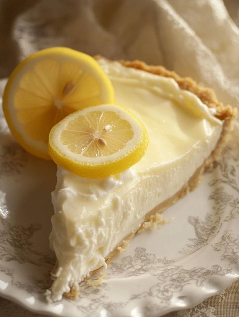 Cream Cheese Lemonade Pie is a delightful dessert that is perfect for warm days. It’s light, refreshing, and easy to make. With just a few ingredients, you can whip up this tasty pie that everyone will love! Why Make This Recipe This recipe is great because it combines the smoothness of cream cheese with the Lemon Cream Cheese Pastry, No Bake Cream Cheese Pie, Cream Cheese Pies, Lemon Cream Cheese Pie, Cream Cheese Lemonade Pie, Chicken And Spinach Casserole, Cook Desserts, Baked Meatloaf, Lemonade Pie