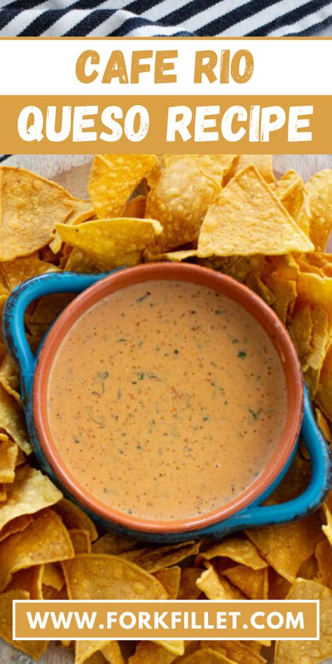 Do you enjoy creamy, cheesy food that makes your taste buds happy? Look at Cafe Rio Queso Recipe! #CafeRioQueso #Recipe Copycat Cafe Rio Queso, Cafe Rio Queso Recipe, Cafe Rio Queso Dip, Costa Vida Queso Recipe, Cafe Rio Queso, Dip Recipies, Mexican Cheese Dip Recipes, Cheesy Food, Pretzel Recipes