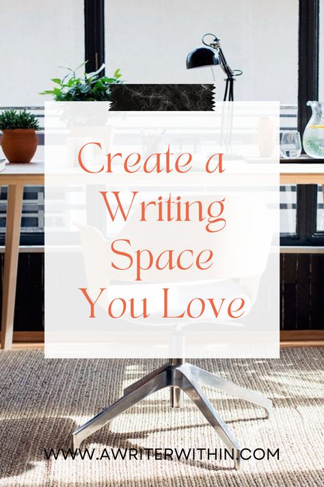 Tired of staring at a blank page? Maybe it’s not you; perhaps it’s the space you’re writing in. At A Writer Within, we think where you write matters. One of the best ways to get inspired and your pen moving is to design an inspiring writing space. Read the blog and find out how. www.awriterwithin.com Organisation, Author Writing Space, Writers Room Ideas, Home Office For Writers, Writing Desk Inspiration, Writer Office Ideas, Writing Studio Ideas, Writing Studio Workspaces, Writers Office Workspaces