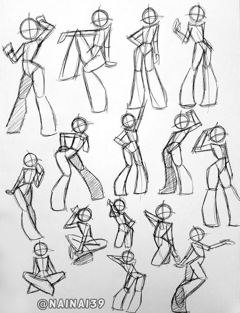 Anime Poses Reference Sketch, Sassy Art Poses, Simple Body Base Drawing, How To Draw Bodies Poses, Body Positions Drawing Pose Reference, Drawing Tips Poses, Random Poses Drawing, Sketching Body Poses, Cute Body Poses Drawing