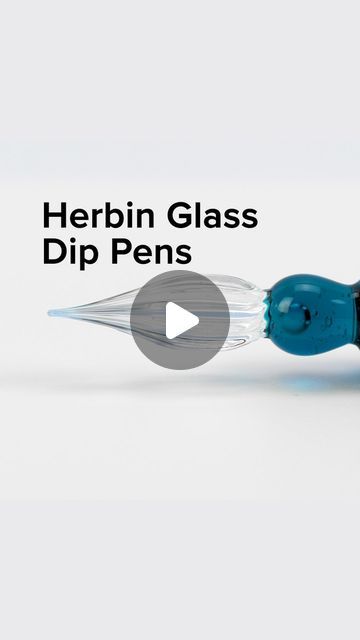 Blick Art Materials on Instagram: "Have you ever thought about using a glass dip pen? Herbin Round Glass Dip Pens are individual works of art - expertly hand-blown in the tradition of 16th-century Venice and made to last a lifetime. ✨They hold a surprising amount of ink, are easy to care for, and compatible with virtually any fountain or dip pen ink. ✍️ Perfect for formal correspondence, calligraphy, sketching, and more! 🛍️ Shop at the link in our profile!  _______________ #blickartmaterials #dippen #glassdippen #glasspen #pens #penandink #artsupplies #writinginstruments #createwithblick" Glass Calligraphy Pen, Glass Dip Pen Art, Glass Pen Drawing, Glass Pen Art, Glass Pen Calligraphy, Pen Magic, Glass Dip Pen, Glass Pen, Dip Pen Ink