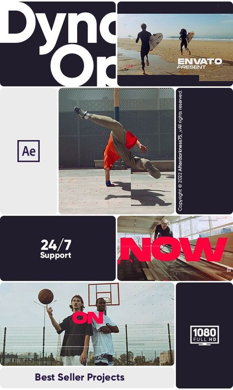 Dynamic Typography, After Effects Templates, After Effects, Motion Design, Video Editing, To Create, Presentation, Typography, Graphic Design