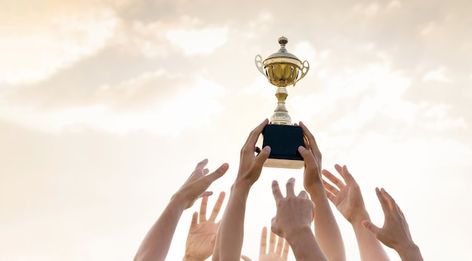 Hands of people with golden trophy, spor... | Premium Photo #Freepik #photo #holding-trophy #championship-cup #victory #winner-trophy Glossier Background, Business Competition, Printable Sports, Sports Trophies, Zero To Hero, Comic Tutorial, Team Success, Silhouette People, Background Images For Editing