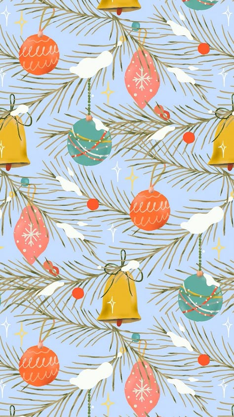 Retro Christmas Phone Wallpaper, Retro Christmas Pattern, Retro Christmas Wallpaper, Holiday Background Wallpaper, Instagram Story Christmas, Retro Christmas Aesthetic, Christmas Pattern Illustration, Vintage Christmas Wallpaper, Christmas Instagram Story