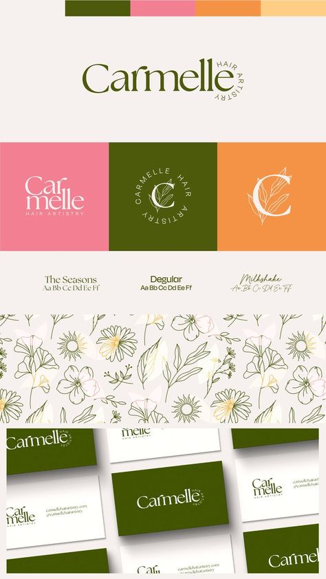 Makeup Logo Design, Visuell Identitet, Feminine Brand, Identity Logo Design, Brand Identity Logo, Salon Logo Design, Logo Branding Design, Design Studio Logo, Hair Logo